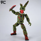 9L3D Printed FNAF Freddy Fazbear's Pizza Springtrap Toys Action Figures Anime Model Lucky13 Dummy13 Titan13 Ornaments Gifts