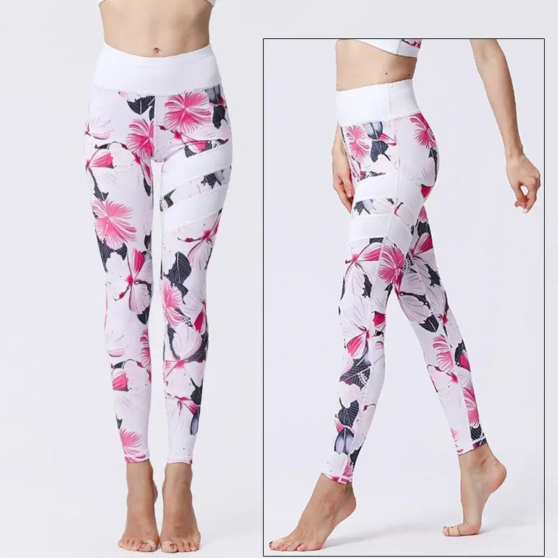 Cloud Hide Yoga Pants Long Sports Leggings Women Fitness Tights Girls High Waist Running Workout Trouser Plus Size Tummy Control