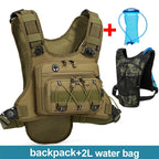 Running Chest Pack Hydration Vest For Cycling Hiking Bicycle Race Marathon Bag Men Women Sports Tactical Pouch Camping Backpack