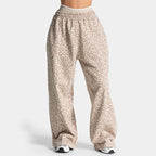 Yoga Leopard Print Jogger Pants for Women – Flexible, perfect for stretching, running, training, jogging, casual, relaxed, styli