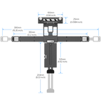 UPERFECT UStand Air Floating Stacked Portable Monitor Stand for Flexible Dual-Screen Setup Adjustable Aluminum Clamp For Laptop