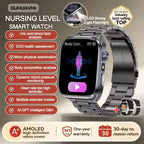 New Health Watch Uric Acid Blood Pressure Blood oxygen Body Analysis Body Fat SmartWatch ECG+PPG Bluetooth call Clock Women Men
