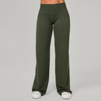 Women Straight Yoga Leg Bottoms Soft Stretchy Fabric Women's Yoga Pants GYM Sweat-Wicking Properties Running Sport Trousers