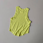 New Sleeveless Pilates Sports Blouse for Women's Summer Thin Vest Fitness Quick-drying Sleeveless Yoga Shirts Top Loose Suit