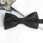 1PCS Bow Ties Butterfly Party Wedding Men Tie Black Adjustable Bowknot Bowtie Classic Butterfly Adult Accessories Business Gift