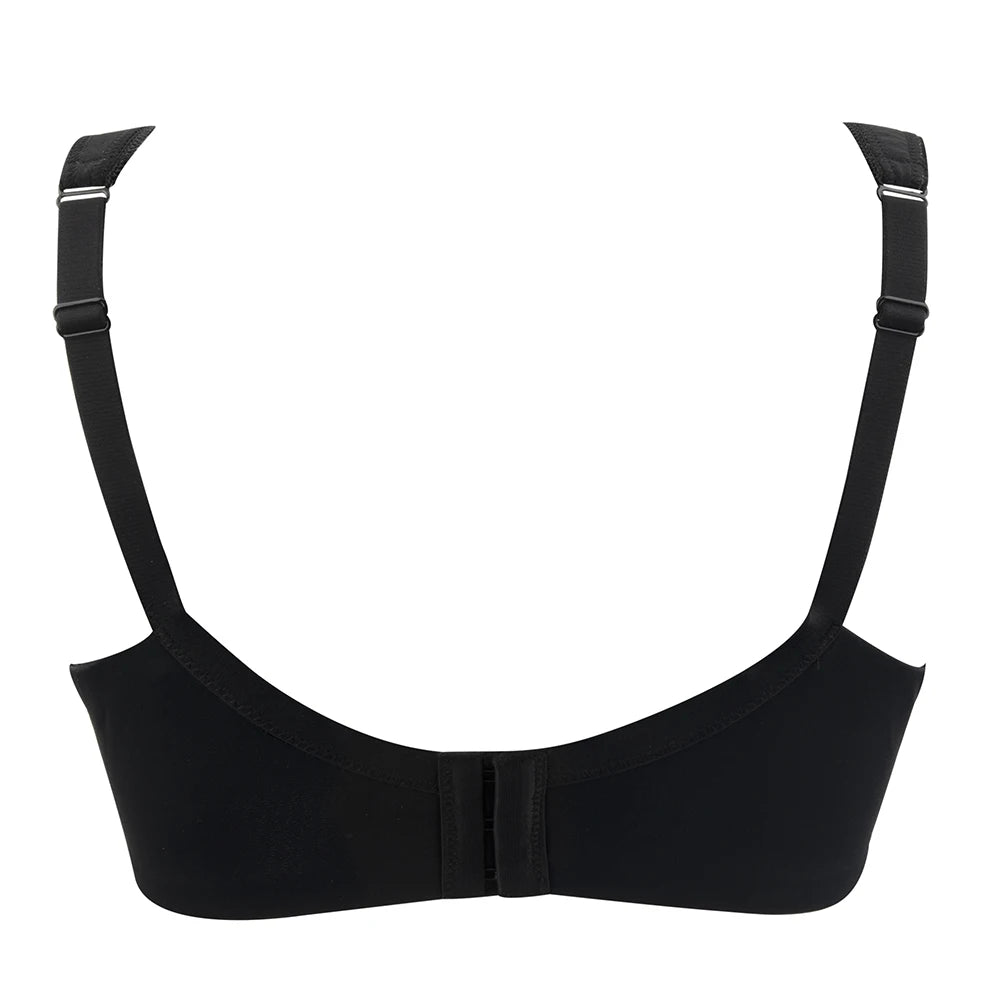Sheroine Plus Size Women's Lace Floral Minimizer Bra, Underwire Full Coverage Unpadded Bras for Women Lifting Support Comfort
