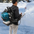 75.6CC 4-Stroke Gas Backpack Leaf Blower, 2600W 498FT with Cruise Control, for Lawn Yard Debris Cleaning, Commercial & Home Use