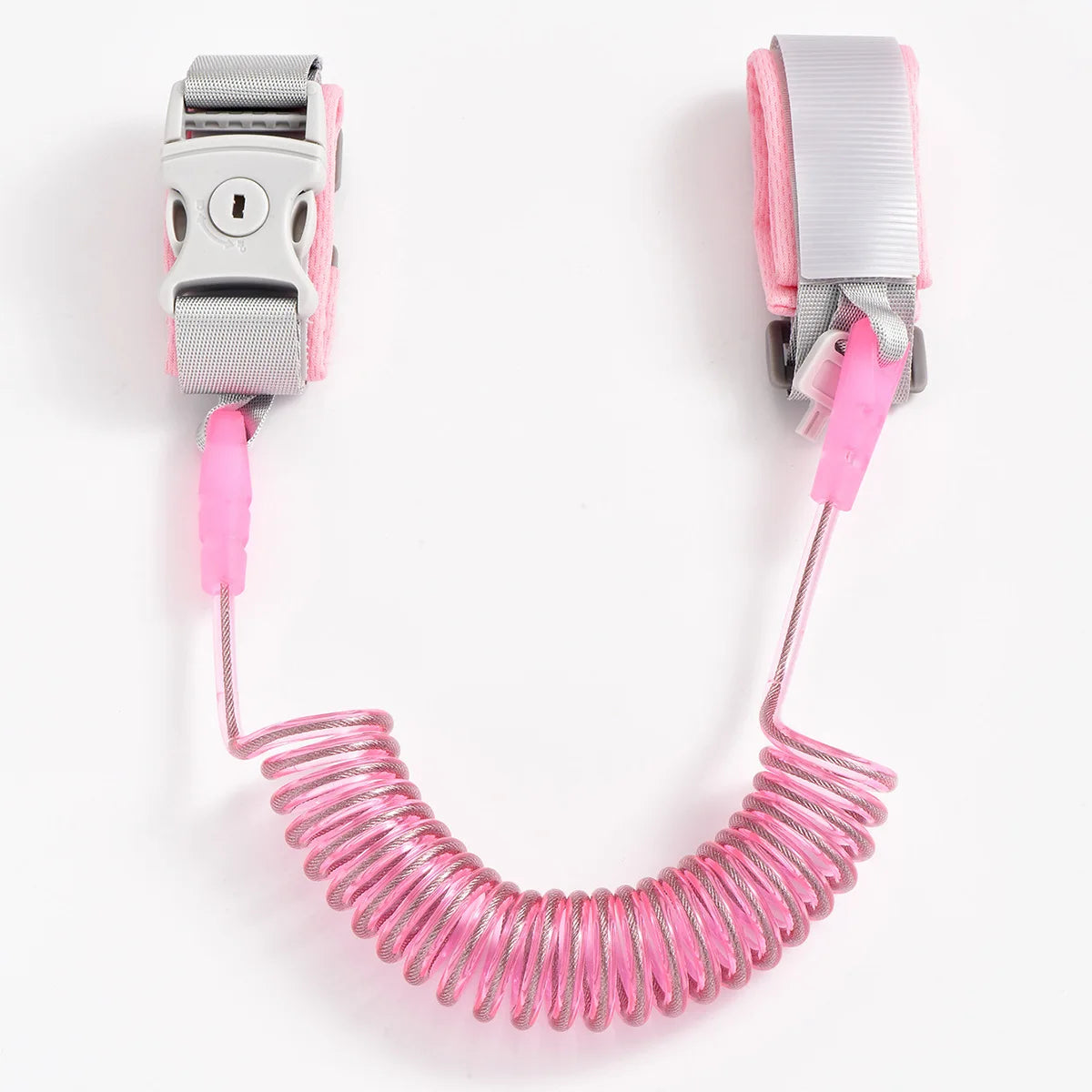 Baby Safety 2M Anti Lost Traction Rope for Kids Wristband Lock and Key Safety Traction Belt for Children Travel Outdoor
