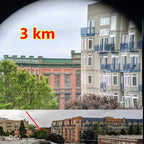 Powerful Long Range Binoculars Monocular Telescope Folding Portable BAK4 FMC Optics Jumelles for Outdoor Camping Hunting Concert