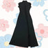 Black High Slit Dresses Half Turtleneck Zipper Slim Hip-Wrapped Long skirt Sexy Hot Girl Nightclub Dress For Women Streetwear