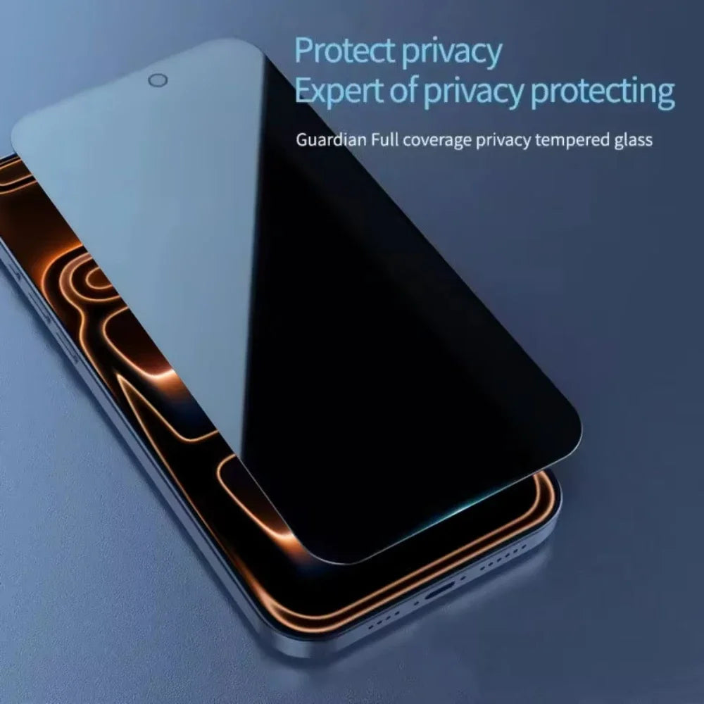 Oleophobic Coating Privacy Screen Protectors For iPhone 17 Pro Air 16 15 11 13 12 14 Pro Max Plus Anti Spy Tempered Glass Film