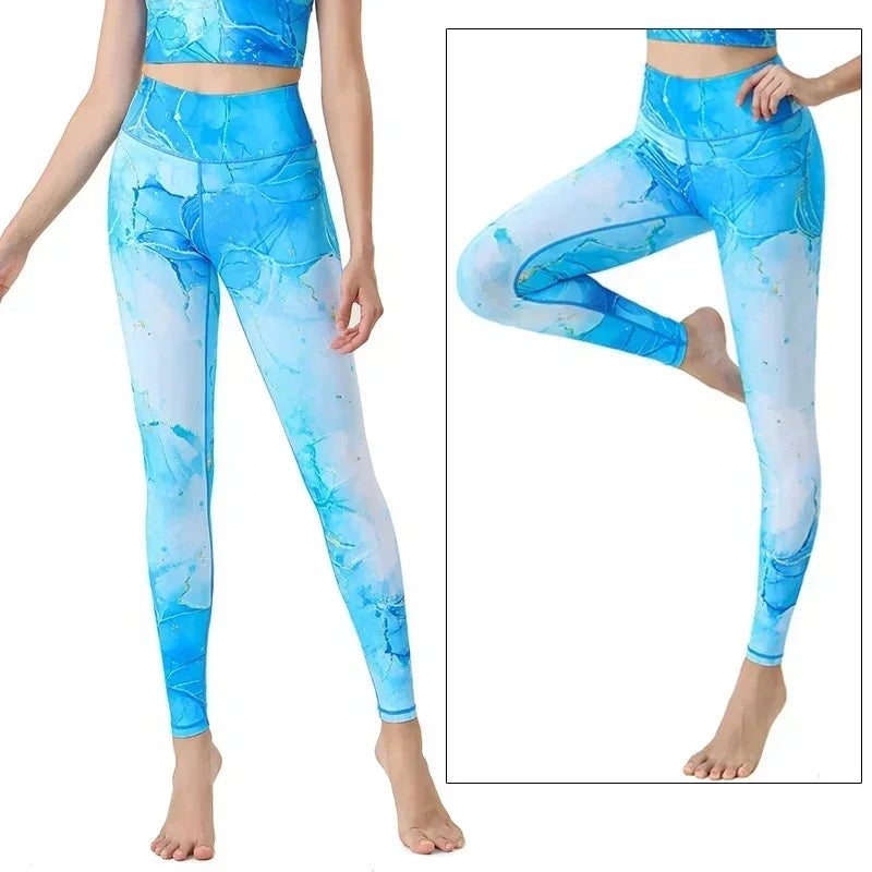 Cloud Hide Yoga Pants Long Sports Leggings Women Fitness Tights Girls High Waist Running Workout Trouser Plus Size Tummy Control