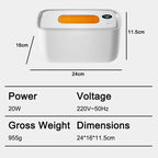 Portable Baby Wipes Heater Wet Towel Dispenser Thermostat Warmer Tissue Paper Case Napkin Electric Heating Insulation Display