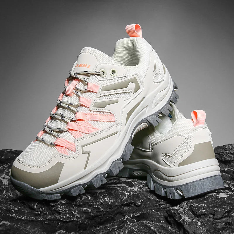 2025 Hiking Shoes Men Women Mesh Sneakers Breathable Fashion Mountain Shoes Boy Spring Autumn Summer Work Shoes Outdoor Trekking