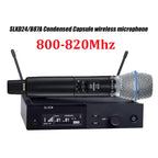 SLXD Microfone 500/600/800MHZ Wireless Microphone System 4pin Headset KSM8/Beta58 Professional Audio Equipment For Stage Karaoke