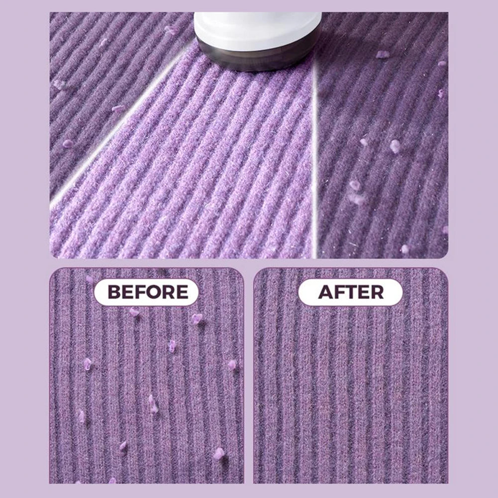 LED Digital Display Fabric Shaver 3 Speed Settings Safety Protection Smart Cordless Electric Lint Remover Garment Care Companion