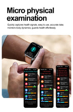 New Health Watch Uric Acid Blood Pressure Blood oxygen Body Analysis Body Fat SmartWatch ECG+PPG Bluetooth call Clock Women Men