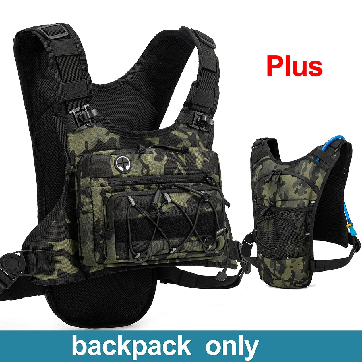 Running Chest Pack Hydration Vest For Cycling Hiking Bicycle Race Marathon Bag Men Women Sports Tactical Pouch Camping Backpack