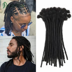 Human Hair Dreadlocks Extensions Brazilian Real Human Hair locks Extensions Handmade Dreadlocks for Women/Men 8-24 Inch