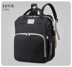 Mommy Diaper Bags Baby Bed Mother Large Capacity Nappy Milk Bottle Backpacks with Changing Mat Convenient Baby Nursing Bags