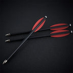 Mixed carbon crossbow for outdoor sports shooting, 6.3 inch, Willow feather, 6pcs/12PCs/24PCs