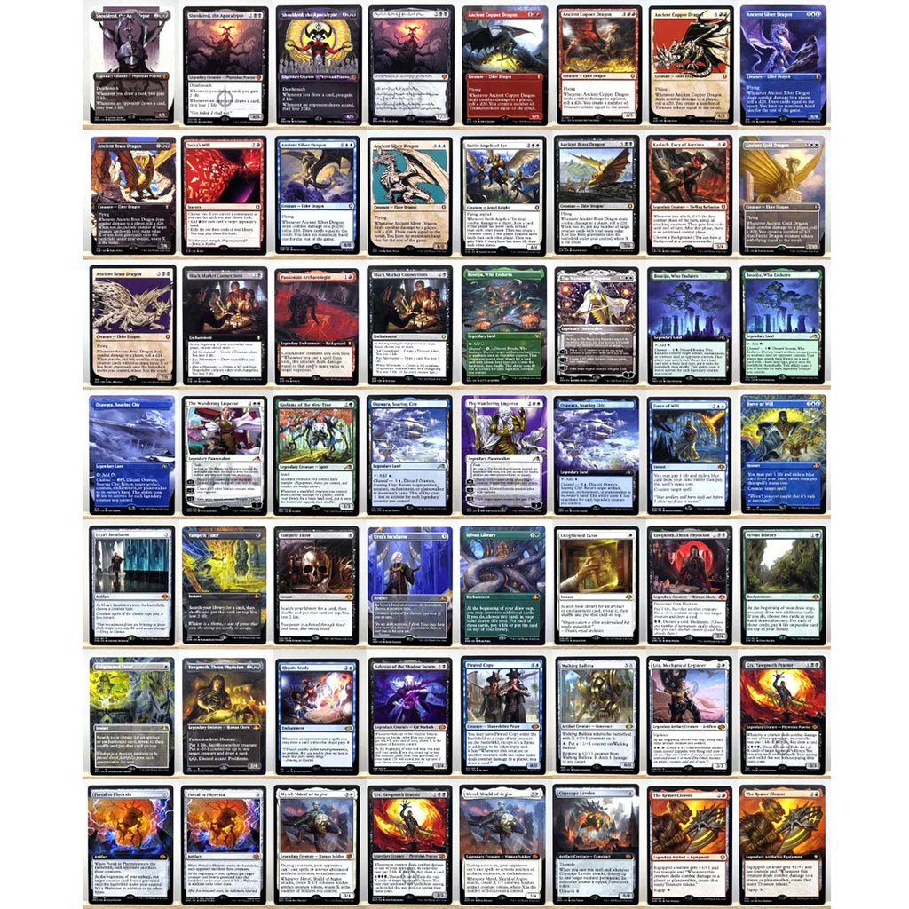 Whole Set TCG Cards for Home Play Proxy magical power9 beta fetch lands VMA dual  shock land The One Ring gathering Sol Ring