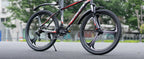 HILAND Mountain Bike, 3 Spokes, 18 Speeds Drivetrain, Aluminum Frame 26 Inch Wheels, Disc-Brake Bike for Men Women Men's MTB