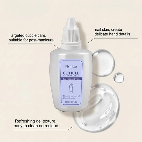 1/2set Nail Cuticle Care Kit,Nail Soften Oil Cuticle Remover for Gel Overgrown Cuticles Soften Eliminating Exfoliant for Nails