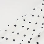 hirigin Polka Dot Floor-length Chiffon Skirt French Style Ruffled Mesh A-line Skirts Elegant Maxi Bottoms High Waist Streetwear