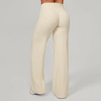 Women Straight Yoga Leg Bottoms Soft Stretchy Fabric Women's Yoga Pants GYM Sweat-Wicking Properties Running Sport Trousers