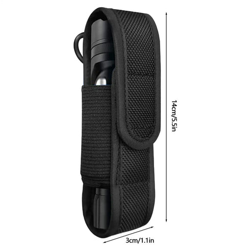 Flashlight Cover Case Flashlight Pouch LED Torch Cover LED Torch Nylon Protective Cover for Hunting Camping Outdoor Hiking