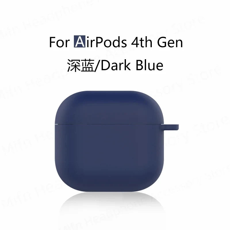 For AirPods 4th Accessories Case 2026 Soft Silicone Shockproof Protective Case For AirPod 4 with Active Noise Cancellation Cover