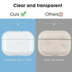 Transparent PC Earphone Case For AirPods 4 3 2 1 Pro 2 USB C Cover Hard Anti-fall Clear Headphone Coque For AirPods 4 4th Pro2