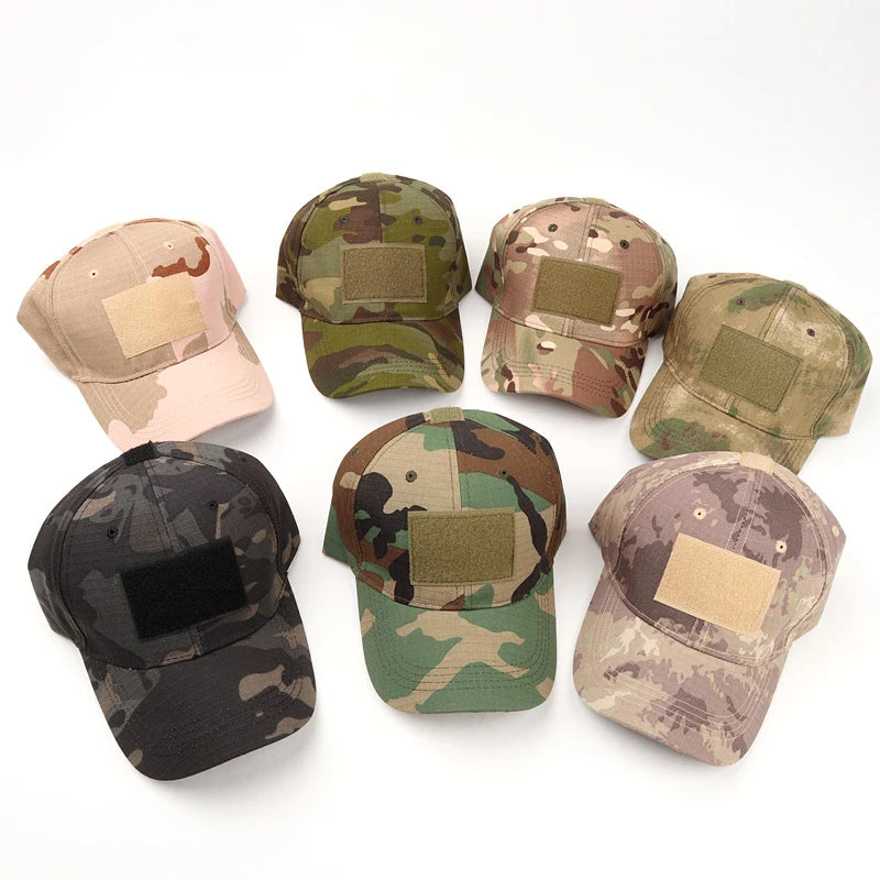 Men Camouflage Baseball Cap Camo Hat Camouflage Outdoor Sports Cap Camo Tactical Cap Hunting Fishing Hat For Men Women