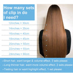 8Pcs Clip In Human Hair Extensions 100% Real Human Hair Clip in Natural Hair Extensions Straight Hair Pieces 14-26Inch Remy Hair