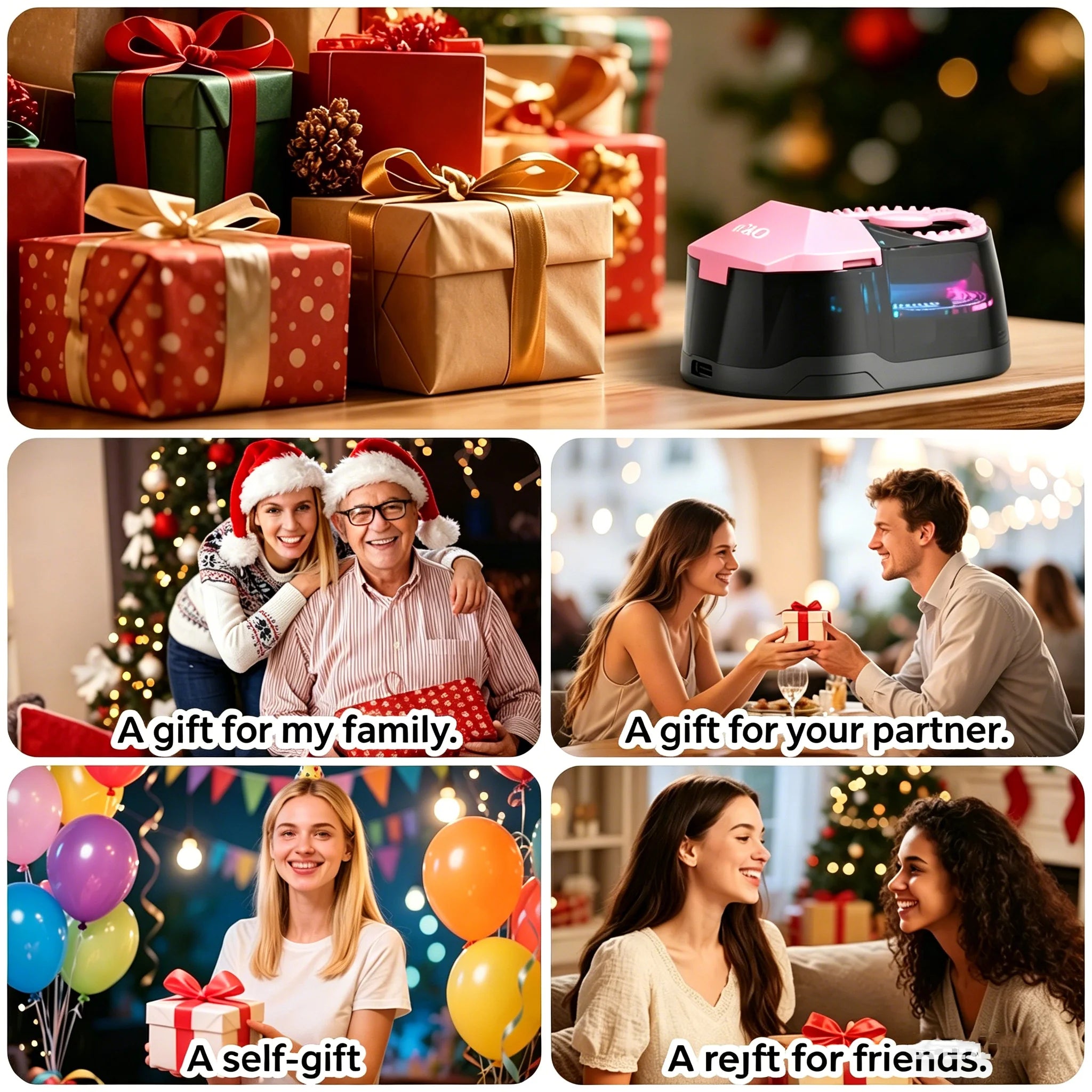 Magnetic 3-in-1 Bluetooth Speaker with Earbuds, Phone Stand,RGB Light, Portable Wireless Headset for iPhone/Android