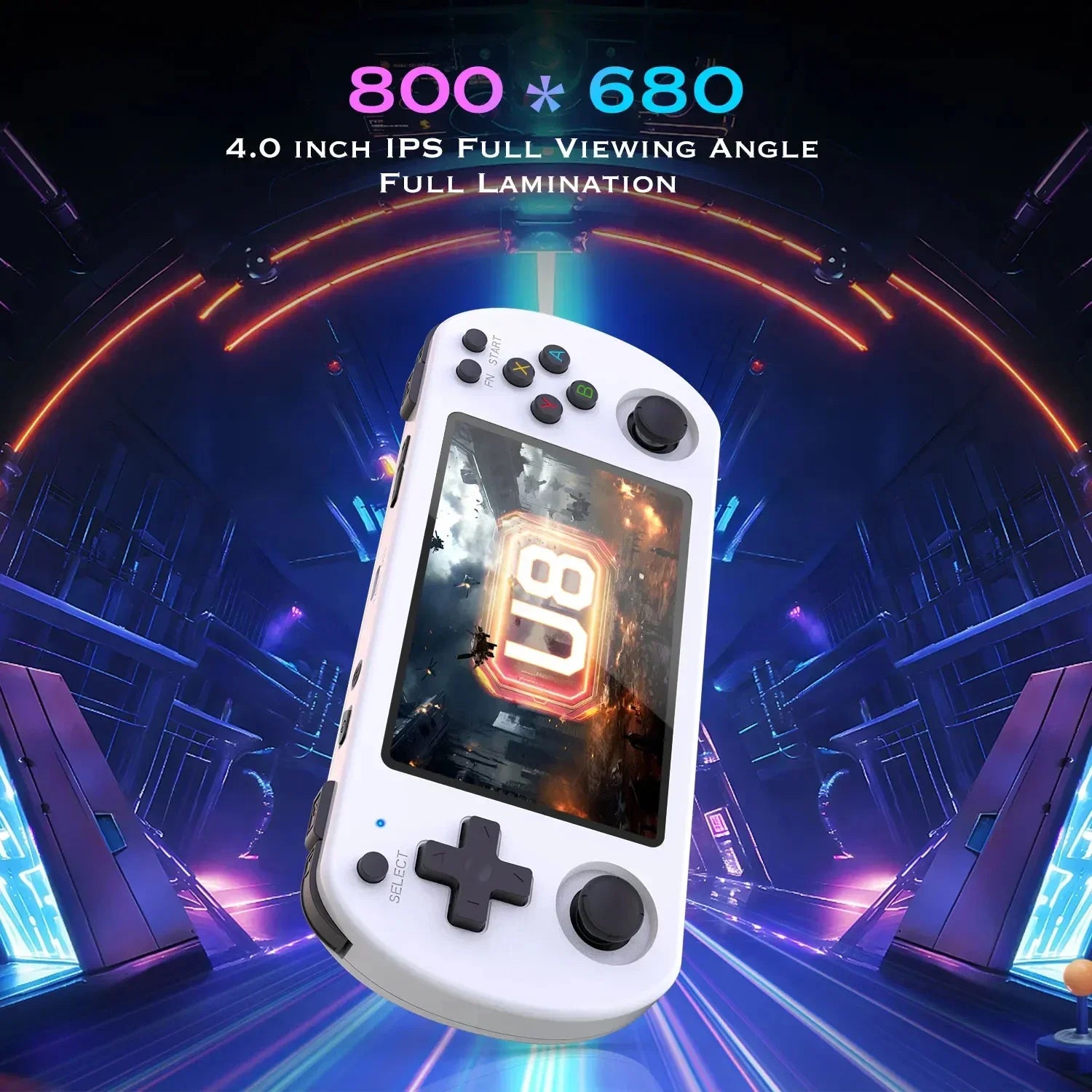 U8 Retro Handheld Game Console Linux System 4.0 Inch IPS Screen R35s Pro Portable Pocket Video Game Player