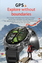 Smart Watch for Men GPS Offline Maps 2G ROM 10ATM Waterproof Heart Rate Diving Skiing Hiking Rugged Durable Smartwatch Men Women