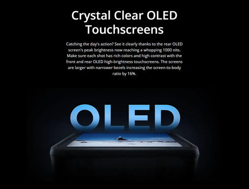 DJI Osmo Action 5 Pro Standard Combo Next-Gen 1/1.3 ″ Sensor Clear OLED Touchscreens 32X Super Slow Motion