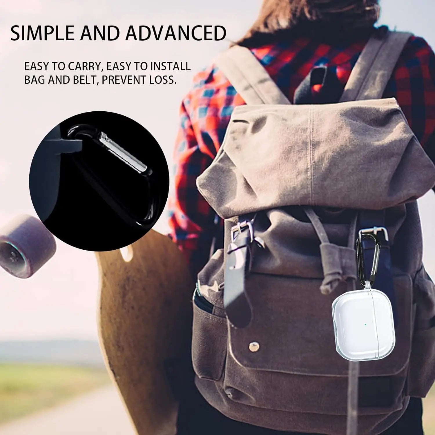Clear Soft TPU Bluetooth Earphone Case with Lanyard Strap for AirPods Pro 2 2022 2nd Generation Air Pods 3 2 1 Cover Accessories