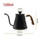 Stainless Hand Drip Coffee Maker with Thermometer Goose Beak Kettles Teapot Gooseneck Kettle Coffee Pot