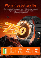 2026New Military T-Rex3 GPS Map Navigation Smart Watch 2GB RAM 1.43-inch AMOLED Screen 30M Waterproof Call Sports Smartwatch Men