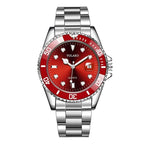 Fashion Watch Casual Clock Montre Homme Business Men Quartz Watch Calendar Green Water Wok Ghost Sport Men Wristwatch