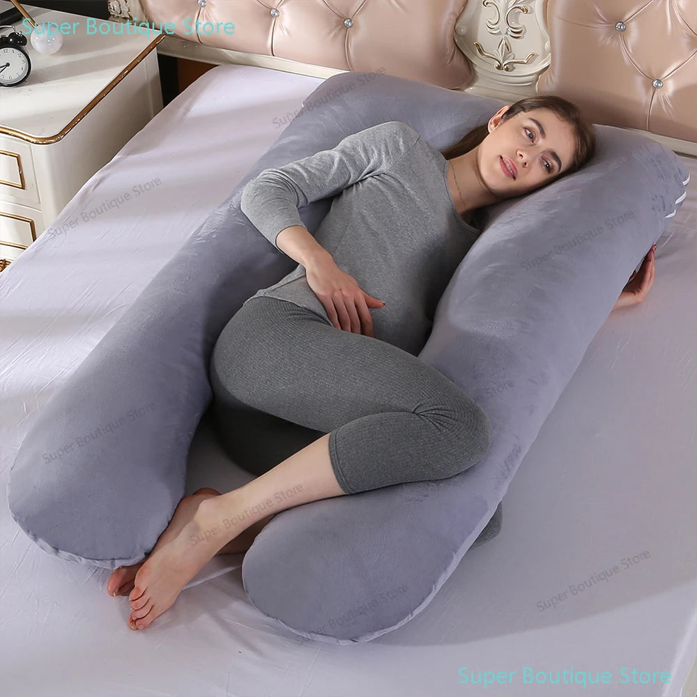 1.3KG Cotton Pillow for Pregnant Women Pregnancy Pillow Maternity Breastfeeding Pillow Cushion Pregnancy Nursing Pillow