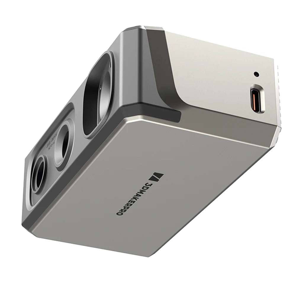 3DMakerpro Seal 3D Scanner, 0.05mm Resolution, 0.01mm Accuracy, 24-bit Color Capture, Anti-shake Lens, 5x More Detail Per Unit