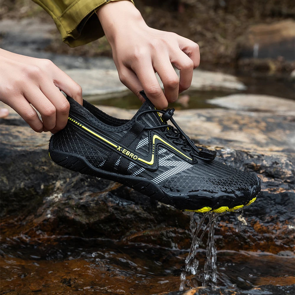 Oiaano Barefoot Man Black Shoes Woman Water Mesh Minimalist Sneakers Sport Aqua Beach Soft Sole Light Breathable Outdoor Hikking
