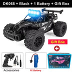 Oike RC Car 1:16 Model With LED Lights Radio Off-road Remote Control Climbing Vehicle Outdoor Cars Drift Race Toys Boys Gifts