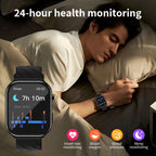 LIGE 2026 New AI Healthy Diagnose Smart Watch Blood Lipid Uric Acid Bluetooth Call Blood Pressure Health Smartwatch Men Women