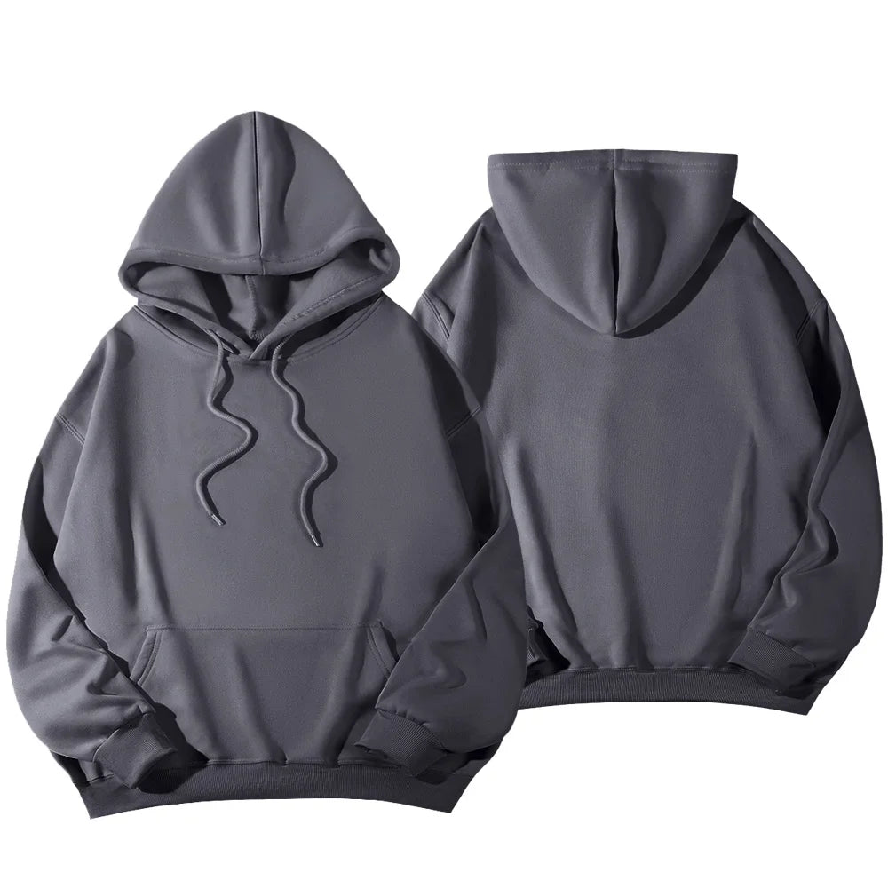 Women's Hoodies Pullover Spring Autumn Casual Hoodie 2026 Sweatshirts Solid Color Hoodies Oversize Black Sweatshirt Women Top