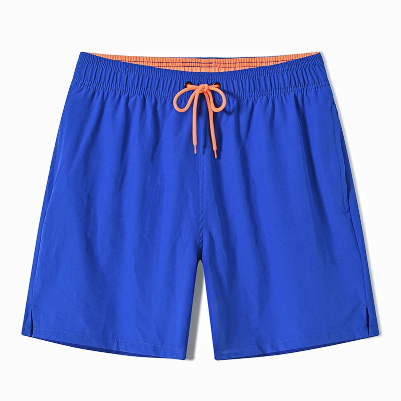Escatch 2026 Summer Man Swimwear Solid Multicolor Polyester Mesh Liner Side Zipper Pocket Maillot De Bain Homme Sport Shorts